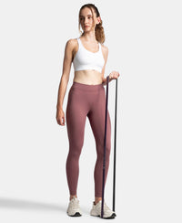 Microfiber Elastane Stretch Performance Leggings with Elasticated Waistband - Wild Ginger
