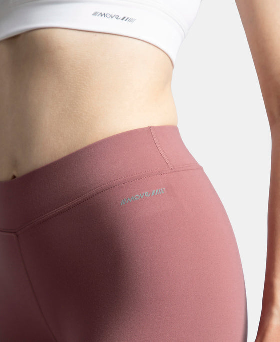 Microfiber Elastane Stretch Performance Leggings with Elasticated Waistband - Wild Ginger