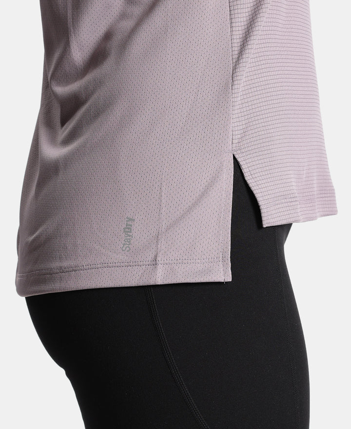 Microfiber Fabric Regular Fit Tank Top with StayDry Treatment - Gray Ridge