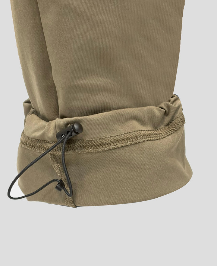 Microfiber Fabric Utility Pants with Cargo Pockets - Green