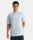 Super Combed Cotton Rich Graphic Printed T-Shirt - Skyway