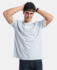 Super Combed Cotton Rich Graphic Printed T-Shirt - Skyway