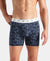 Super Combed Cotton Elastane Stretch Printed Boxer Brief with Ultrasoft Waistband - Black