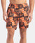 Super Combed Cotton Satin Weave Printed Boxer Shorts with Side Pocket - Flamingo