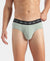 Super Combed Cotton Elastane Stretch Solid Brief with Ultrasoft Waistband - Jadeite