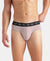 Super Combed Cotton Elastane Stretch Solid Brief with Ultrasoft Waistband - Purple Dove
