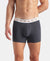 Super Combed Cotton Elastane Stretch Solid Trunk with Ultrasoft Waistband - Graphite