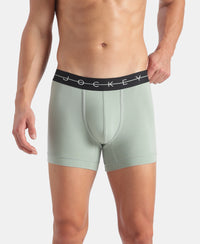 Super Combed Cotton Elastane Stretch Solid Trunk with Ultrasoft Waistband - Jadeite