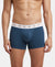 Super Combed Cotton Elastane Stretch Solid Trunk with Ultrasoft Waistband - Mid Night Navy