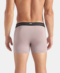 Super Combed Cotton Elastane Stretch Solid Trunk with Ultrasoft Waistband - Purple Dove