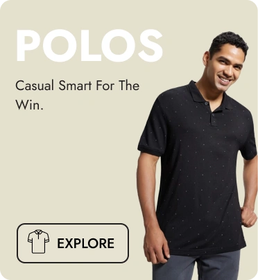 Men Polo T-shirt Banner Homepage