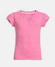 Super Combed Cotton Solid Short Sleeve T-Shirt - Wild Orchid