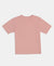 Girl's Super Combed Cotton Solid Short Sleeve T-Shirt - Mellow Rose