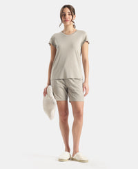 Super Combed Cotton Yarn Dyed Woven Relaxed Fit Striped Shorts with Side Pockets - London Fog