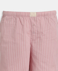Super Combed Cotton Woven Twill Fabric Relaxed Fit Shorts with Side Pockets - Zephyr & Soft Chambray (Pack of 2)