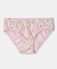 Super Combed Cotton Printed Panty with Ultrasoft Waistband - Fairy Tale, Salmon Rose & Blue Depths (Pack of 3)