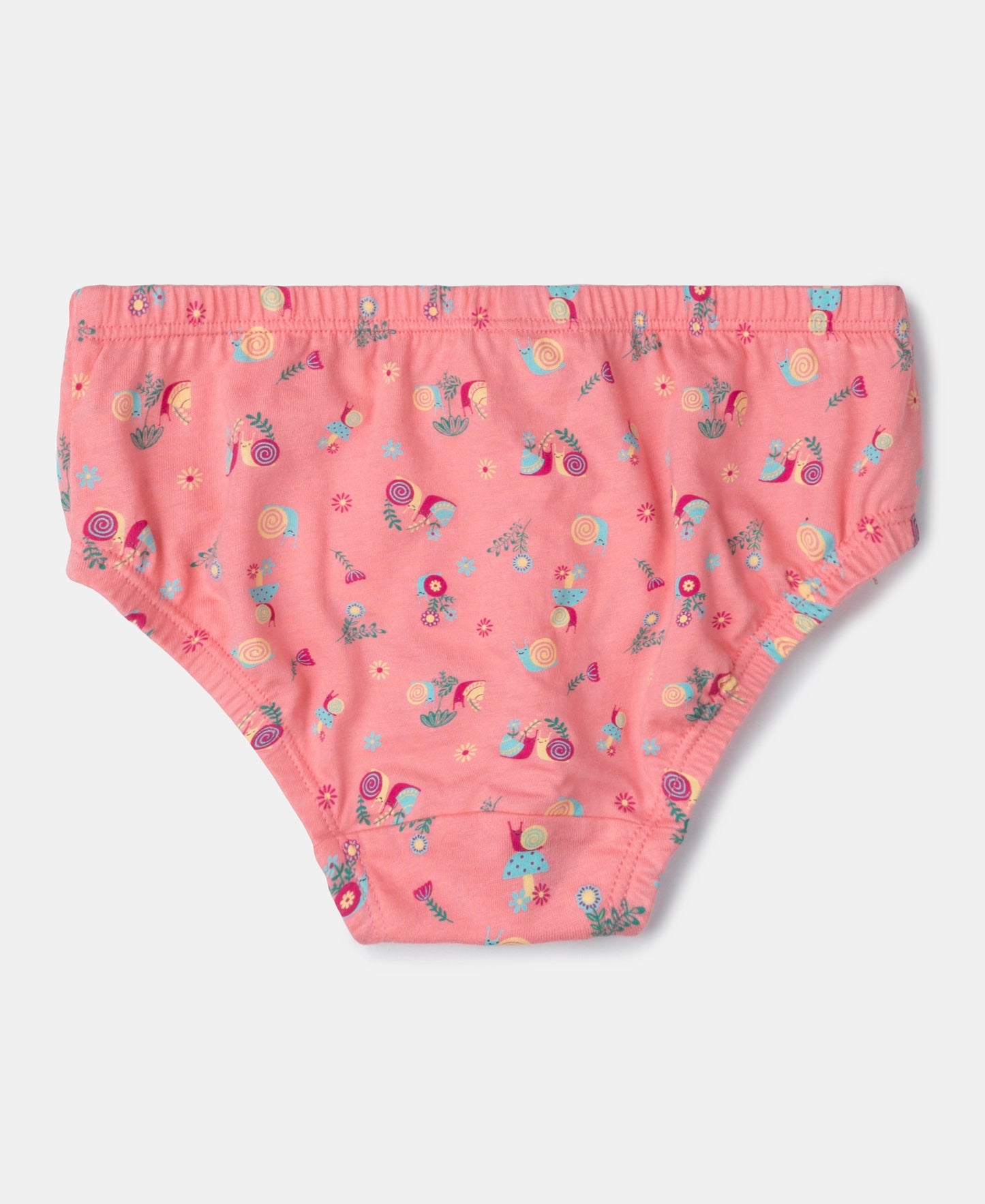 Super Combed Cotton Printed Panty with Ultrasoft Waistband - Fairy Tale, Salmon Rose & Blue Depths (Pack of 3)