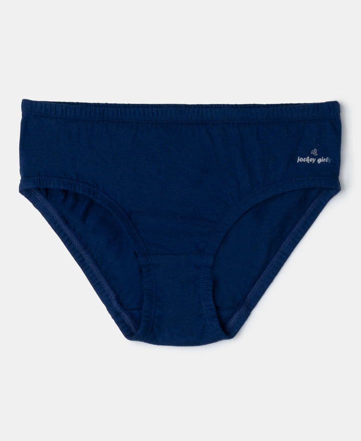 Super Combed Cotton Panty with Ultrasoft Waistband - Fairy Tale, Blue Depths & Beetroot Bink (Pack of 3)
