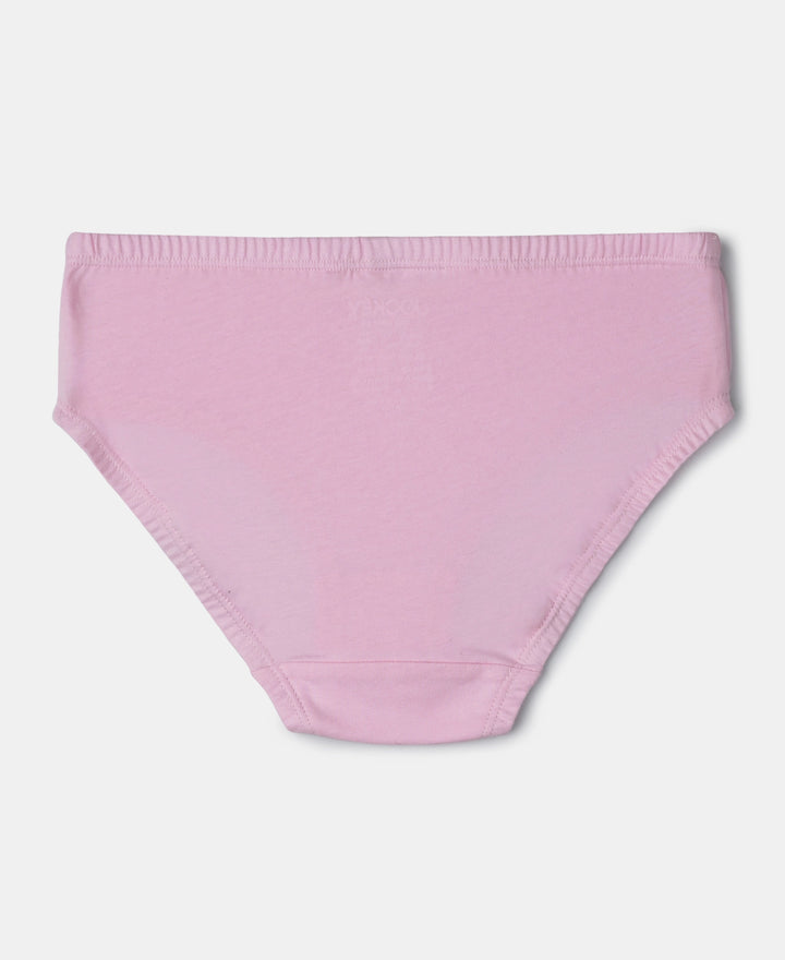 Super Combed Cotton Panty with Ultrasoft Waistband - Fairy Tale, Blue Depths & Beetroot Bink (Pack of 3)