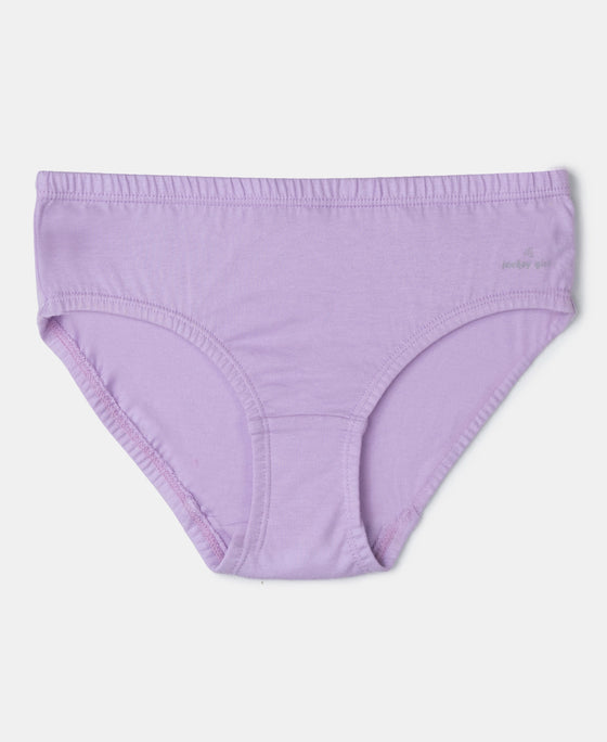 Super Combed Cotton Panty with Ultrasoft Waistband - Salmon Rose, Lemon Meringue & Lavendula (Pack of 3)