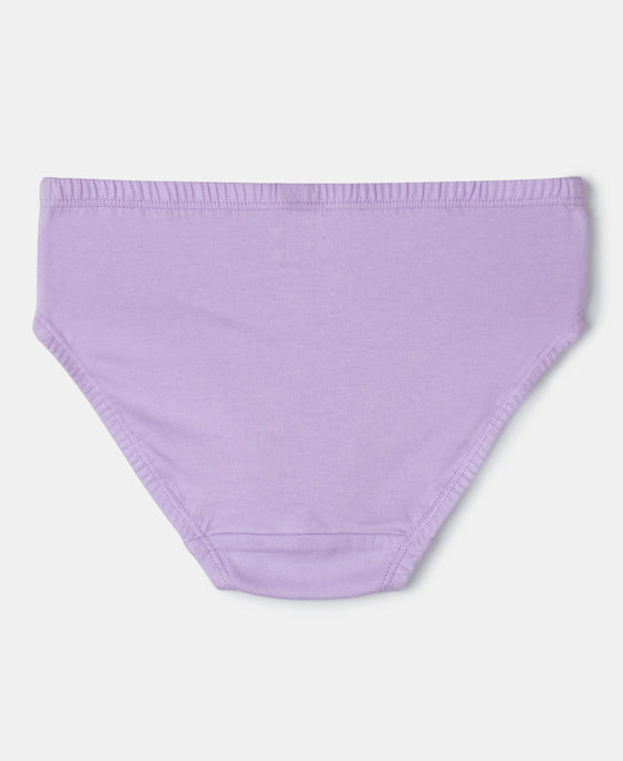 Super Combed Cotton Panty with Ultrasoft Waistband - Salmon Rose, Lemon Meringue & Lavendula (Pack of 3)