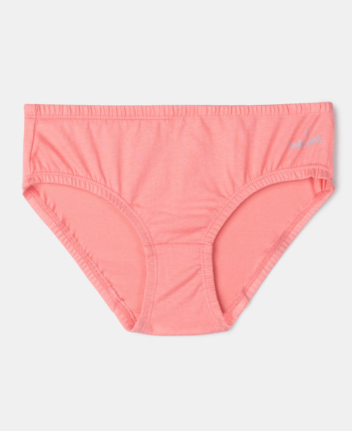 Super Combed Cotton Panty with Ultrasoft Waistband - Salmon Rose, Lemon Meringue & Lavendula (Pack of 3)