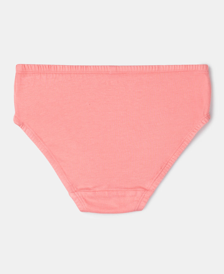 Super Combed Cotton Panty with Ultrasoft Waistband - Salmon Rose, Lemon Meringue & Lavendula (Pack of 3)