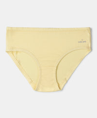 Super Combed Cotton Panty with Ultrasoft Waistband - Salmon Rose, Lemon Meringue & Lavendula (Pack of 3)
