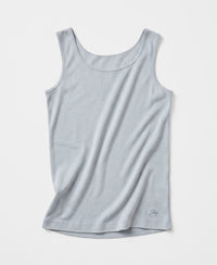 Girl's Super Combed Cotton Rib Solid Inner Tank Top - Sky Way