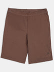 Girl's Super Combed Cotton Elastane Stretch Shorties with Ultrasoft Waistband - Deep Taupe