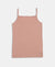 Super Combed Cotton Rib Fabric Camisole with Regular Straps - Misty Rose