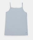 Super Combed Cotton Rib Fabric Camisole with Regular Straps - Sky Way
