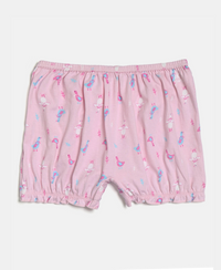 Super Combed Cotton Printed Bloomers with Ultrasoft Waistband - Aqua Sky & Fairy Tail (Pack of 2)