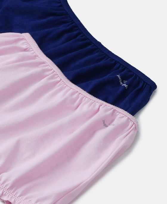 Super Combed Cotton Bloomers with Ultrasoft Waistband - Fairy Tale & Blue Depths (Pack of 2)