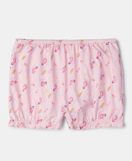 Super Combed Cotton Printed Bloomers with Ultrasoft Waistband - Fairy Tale & Lemon Meringue (Pack of 2)
