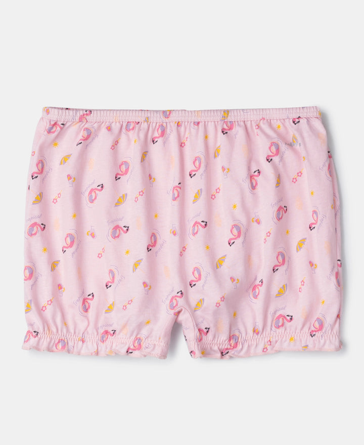 Super Combed Cotton Printed Bloomers with Ultrasoft Waistband - Fairy Tale & Lemon Meringue (Pack of 2)