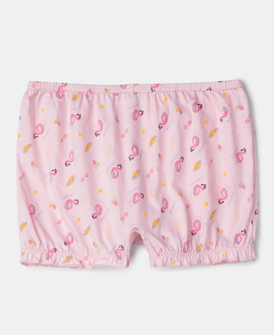 Super Combed Cotton Printed Bloomers with Ultrasoft Waistband - Fairy Tale & Lemon Meringue (Pack of 2)