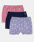 Super Combed Cotton Bloomers with Ultrasoft Waistband - Mellow Rose, Heirloom Lilac & Wild Rose (Pack of 3)