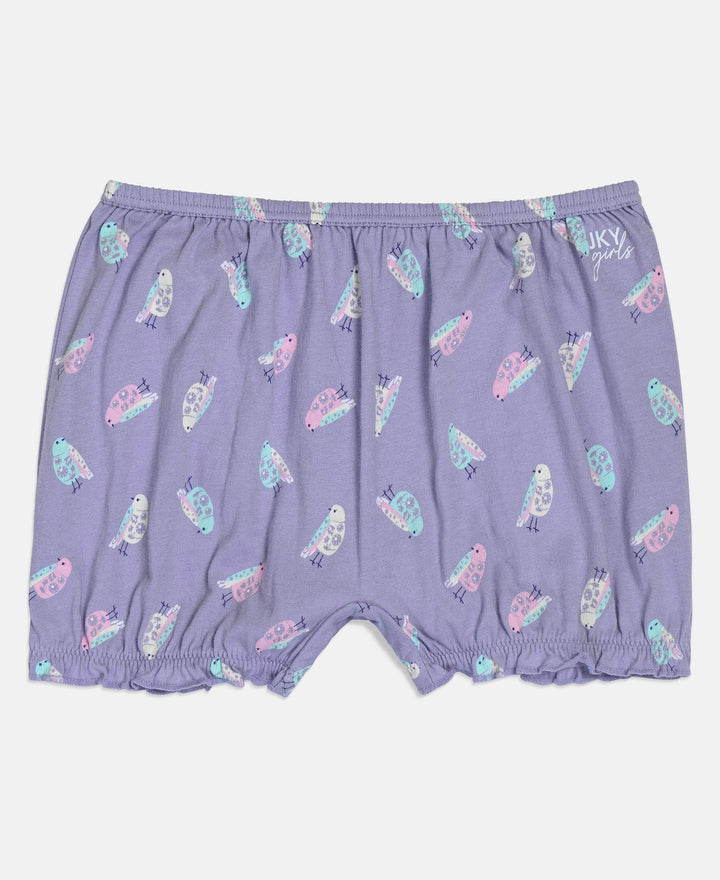 Super Combed Cotton Bloomers with Ultrasoft Waistband - Mellow Rose, Heirloom Lilac & Wild Rose (Pack of 3)