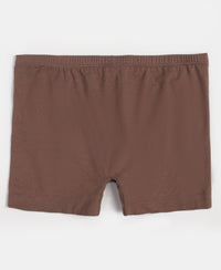 Super Combed Cotton Elastane Stretch Shorties with Ultrasoft Waistband - Deep Taupe (Pack of 2)
