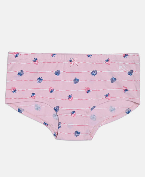 Super Combed Cotton Printed Panty with Ultrasoft Waistband - Assorted (Pack of 3)