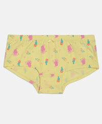 Super Combed Cotton Printed Panty with Ultrasoft Waistband - Assorted (Pack of 3)