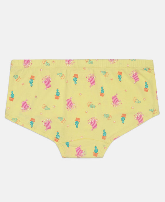 Super Combed Cotton Printed Panty with Ultrasoft Waistband - Assorted (Pack of 3)