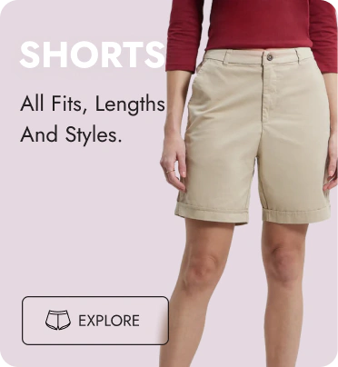 Women Shorts Banner Homepage