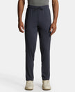 Soft Touch Microfiber Elastane Stretch Trackpant with Side Pockets and StayFresh Treatment - Graphite