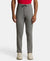 Soft Touch Microfiber Elastane Stretch Trackpant with Side Pockets and StayFresh Treatment - Performance Grey