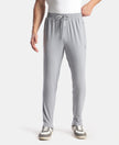 Soft Touch Microfiber Elastane Stretch Trackpant with Side Pockets and StayFresh Treatment - Weathervane