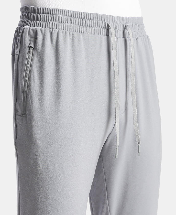 Soft Touch Microfiber Elastane Stretch Trackpant with Side Pockets and StayFresh Treatment - Weathervane