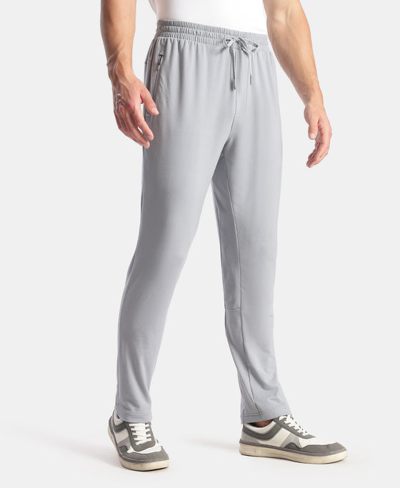 Soft Touch Microfiber Elastane Stretch Trackpant with Side Pockets and StayFresh Treatment - Weathervane