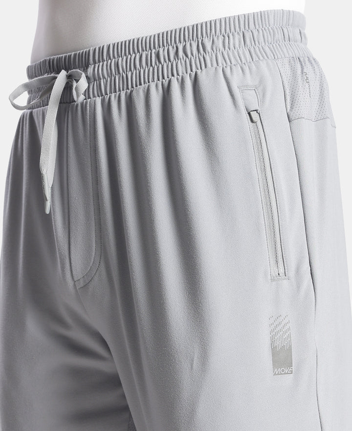 Soft Touch Microfiber Elastane Stretch Trackpant with Side Pockets and StayFresh Treatment - Weathervane